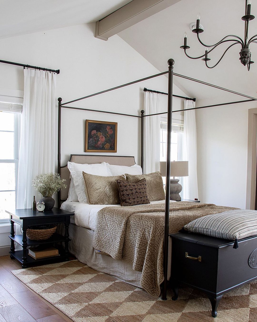 Bedroom Designed by Seeking Lavender Lane. Photo by Instagram user @seekinglavenderlane