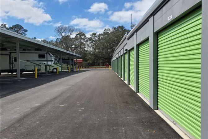 Exterior Photo of RV Storage at Extra Space Storage facility on Nine Mile Rd