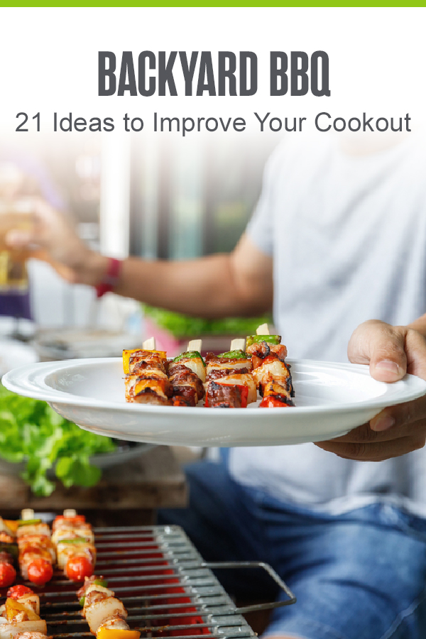 Pinterest graphic: Backyard BBQ: 21 Ideas to Improve Your Cookout