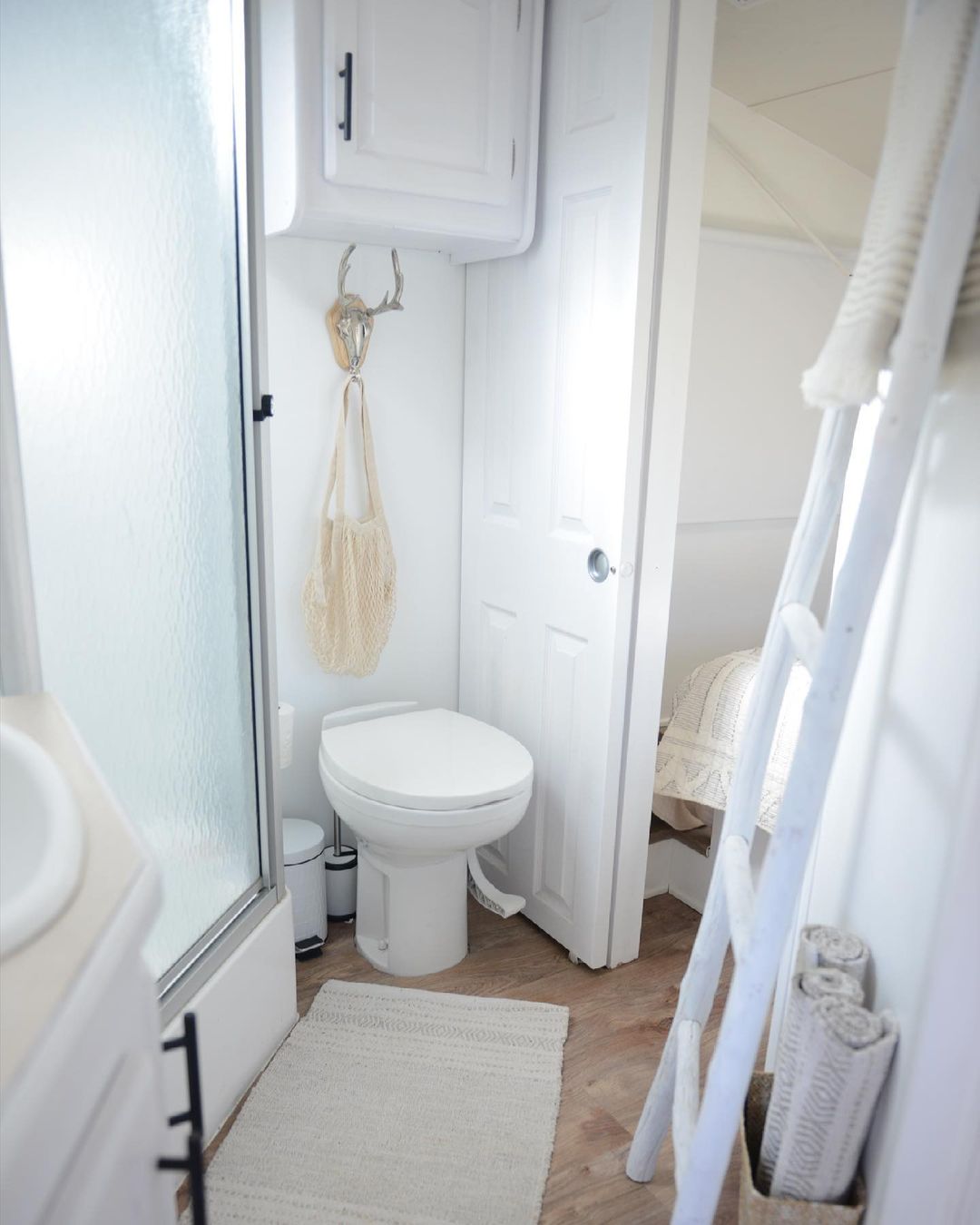 Simple RV Bathroom Storage Solutions