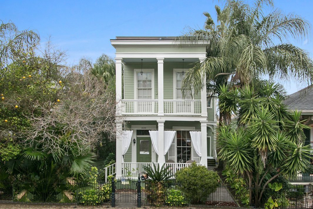 Two Story Home in Lower Garden District, New Orleans. Photo by Instagram user @chrissmithhomes