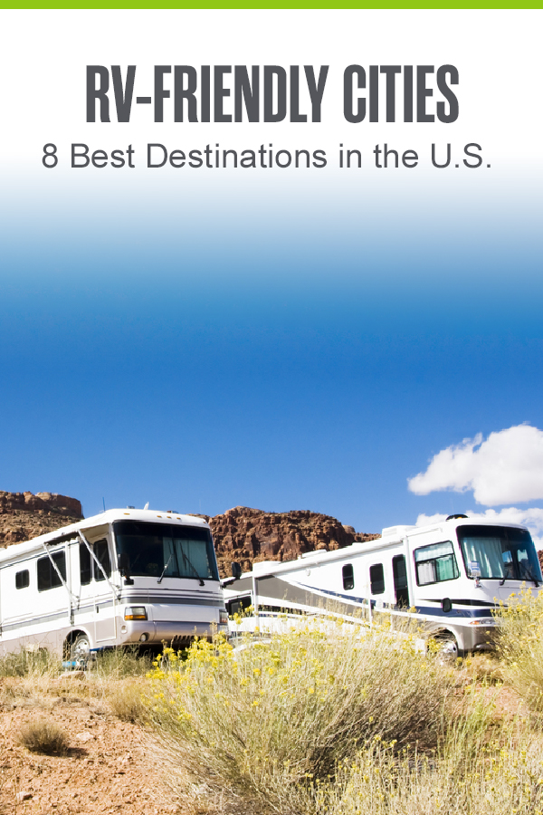 Pinterest Graphic: RV-Friendly Cities: 5 Best Destinations in the U.S.