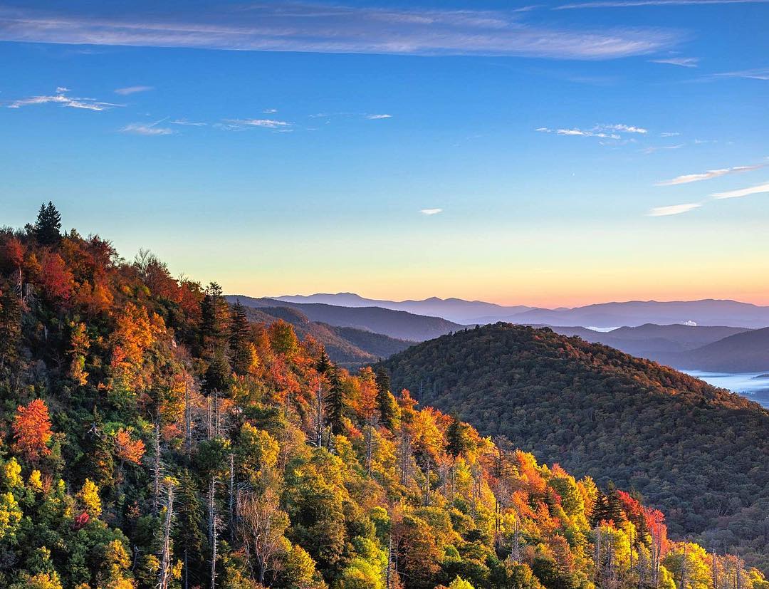 Blue Ridge Mountains Photo in Asheville, NC. Photo by Instagram user @jared_kay