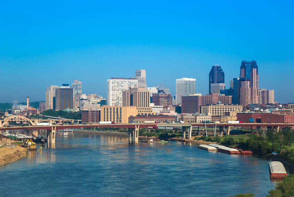 Skyline of St. Paul in Minnesota