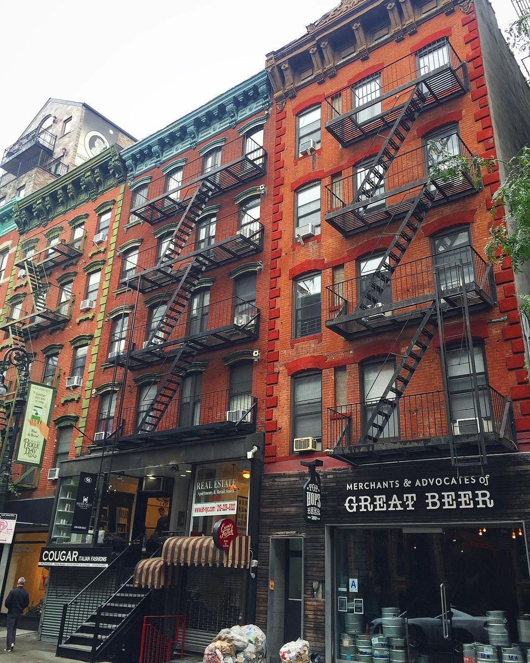 Exterior of Apartments in Lower East Side, Manhattan. Photo by Instagram user @regzuna74