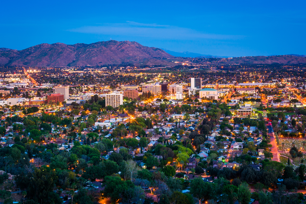 Aerial View of Riverside California