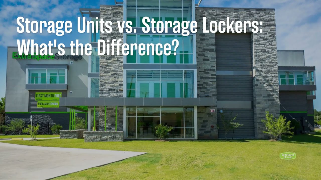 Storage Units vs. Storage Lockers: What’s the Difference?