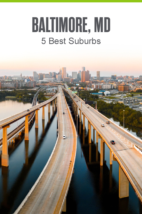 Pinterest Image: Baltimore, MD: 5 Best Suburbs: Extra Space Storage