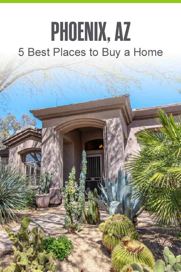 Pinterest Image: Phoenix, AZ: 5 Best Places to Buy a Home: Extra Space Storage