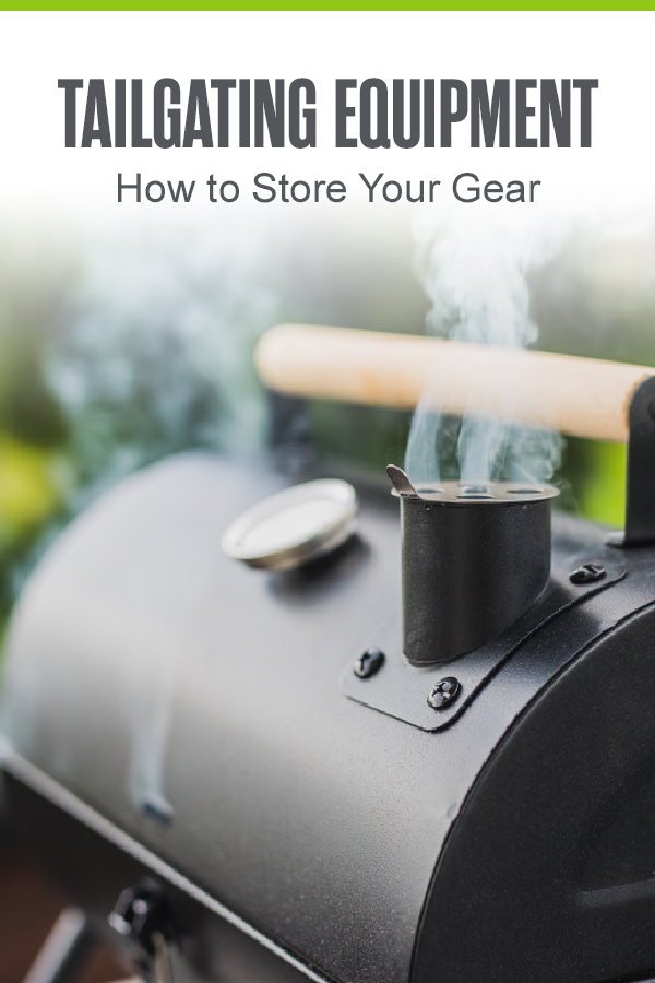 Pinterest Image: Tailgating Equipment: How to Storage Your Gear: Extra Space Storage
