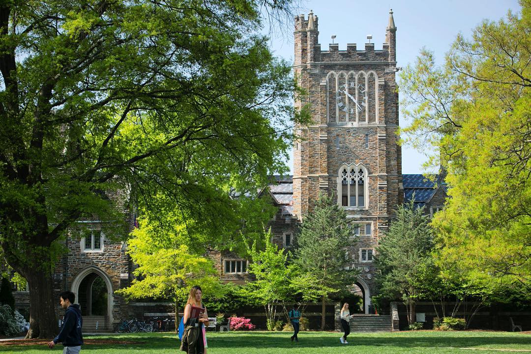 Duke University Campus. Photo by Instagram user @thisisduke