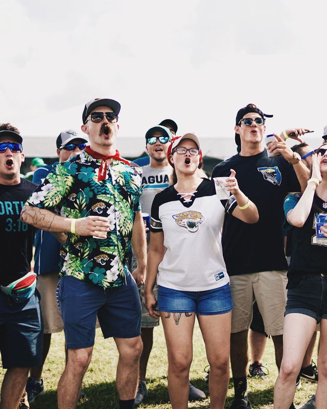 Jaguar Fans Cheering. Photo by Instagram user @904happyhour