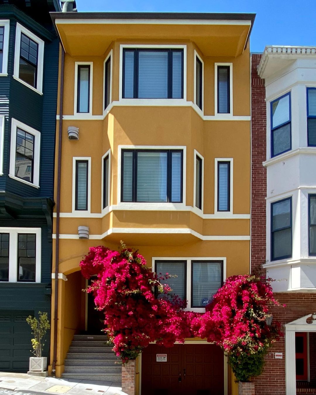 Modern Victorian Style Home in Nob Hill, San Francisco. Photo by Instagram user @mikekukreja