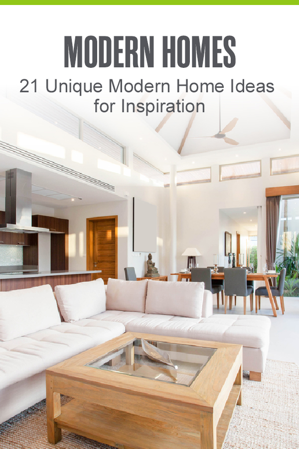 Pinterest: Modern Homes: 21 Unique Modern Home Ideas for Inspiration: Extra Space Storage