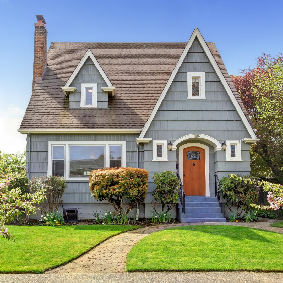 Small Tudor Style Home in Hill Farms-University, Madison. Photo by Instagram user @thehubrealty