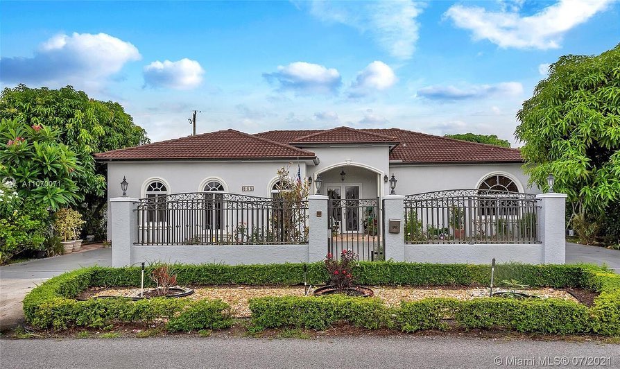 Ranch-Style Single-Family Home in Hialeah Gardens, FL. Photo by Instagram suer @mariamacias_realtor