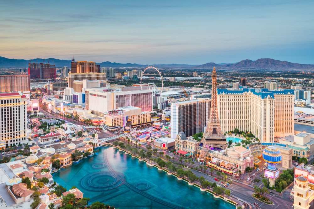 Aerial View of the Las Vegas Strip