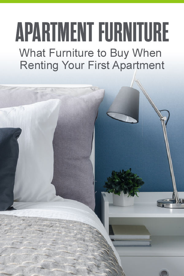 Pinterest Image: Apartment Furniture: What Furniture to Buy When Renting Your First Apartment: Extra Space Storage