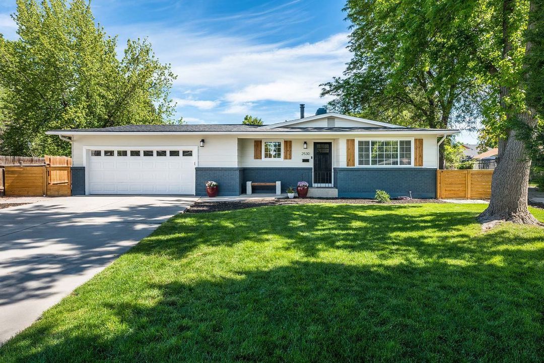 Ranch Style Home in Central Bench Neighborhood in Boise, ID. Photo by Instagram user @cityoftreesrealestate