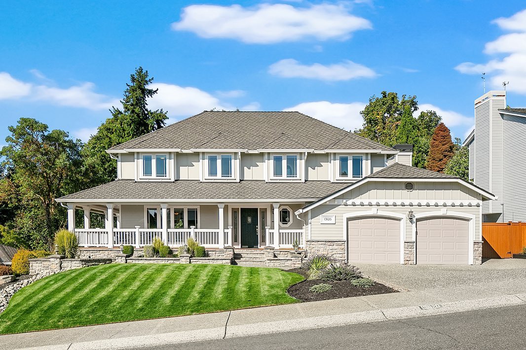 Large Single Family Home in Bellevue, Washington. Photo by Instagram user @nwg_compass