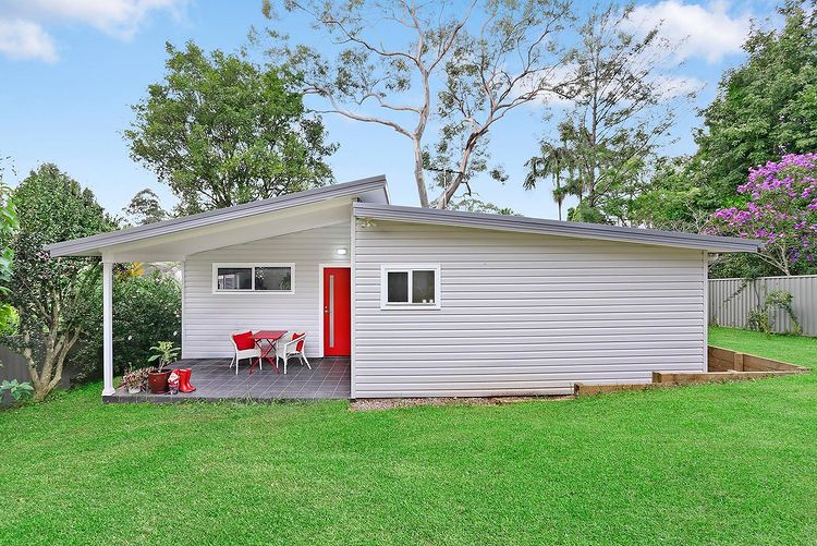 Pre-Fab In-Law Suite Built in a Backyard. Photo by Instagram user @grannyflat_solutions