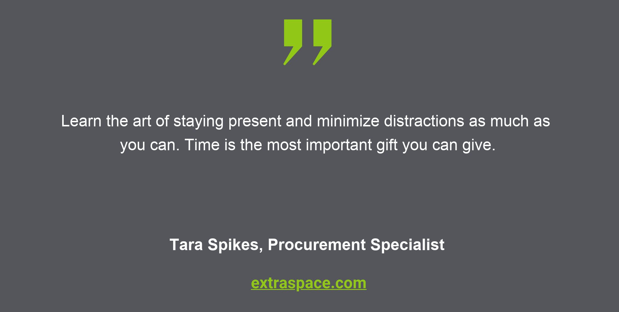 Tara Spikes, Procurement Specialist - 2022 Resolutions