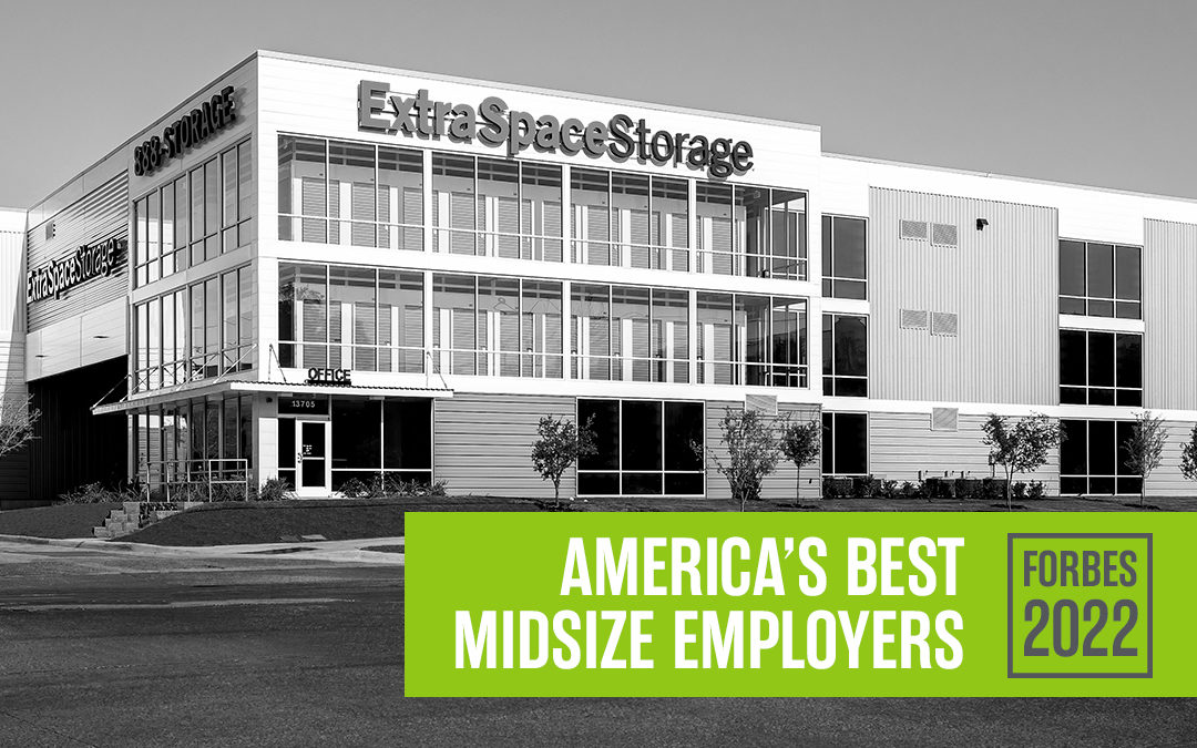 Extra Space Storage - Forbes America’s Best Midsize Employers in 2022