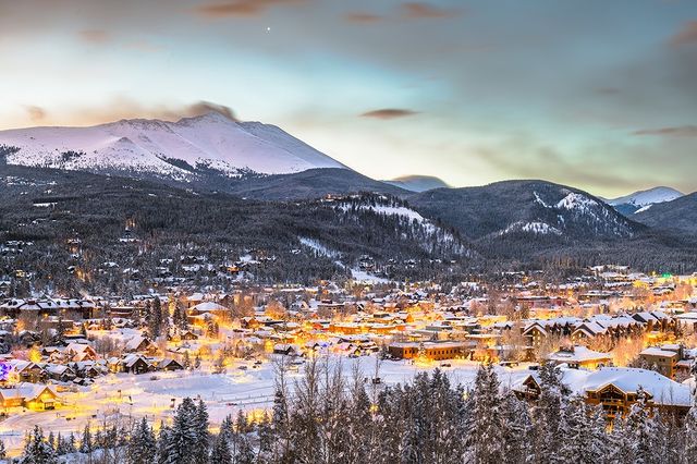 Mountain landscape in Breckenridge, CO. Photo by @bestofbreck
