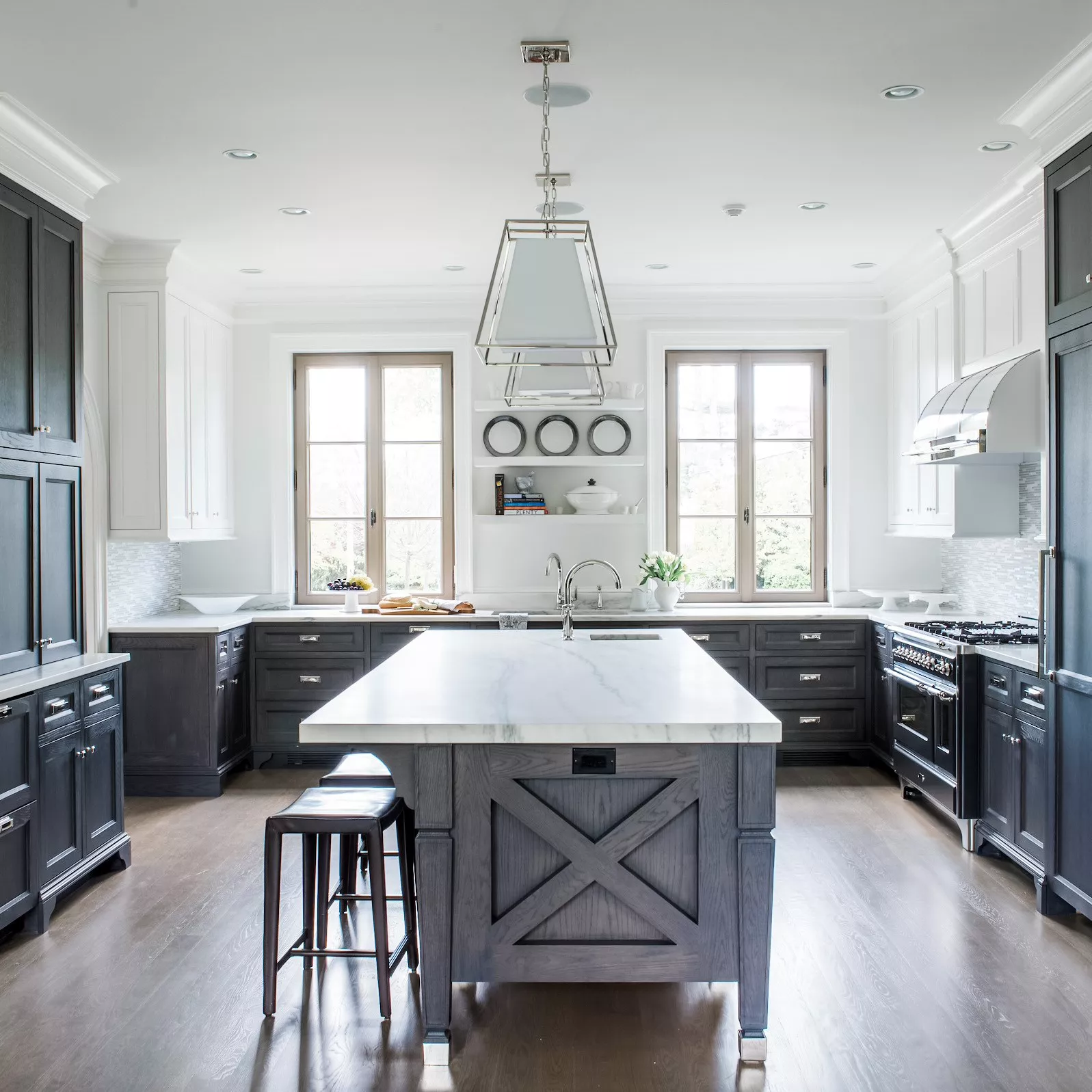 dark mission kitchen cabinets design