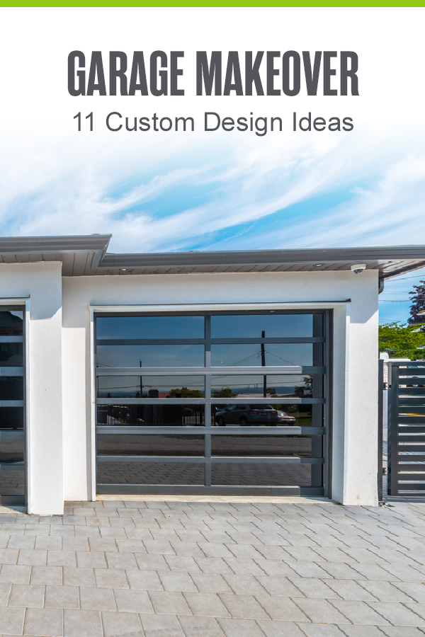 Pinterest graphic: Garage Makeover: 11 Custom Design Ideas