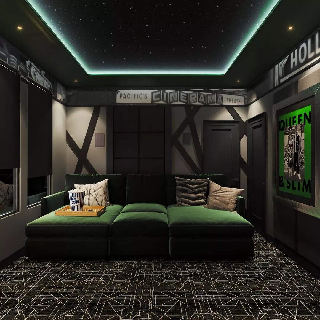 innovative themed home theater designs