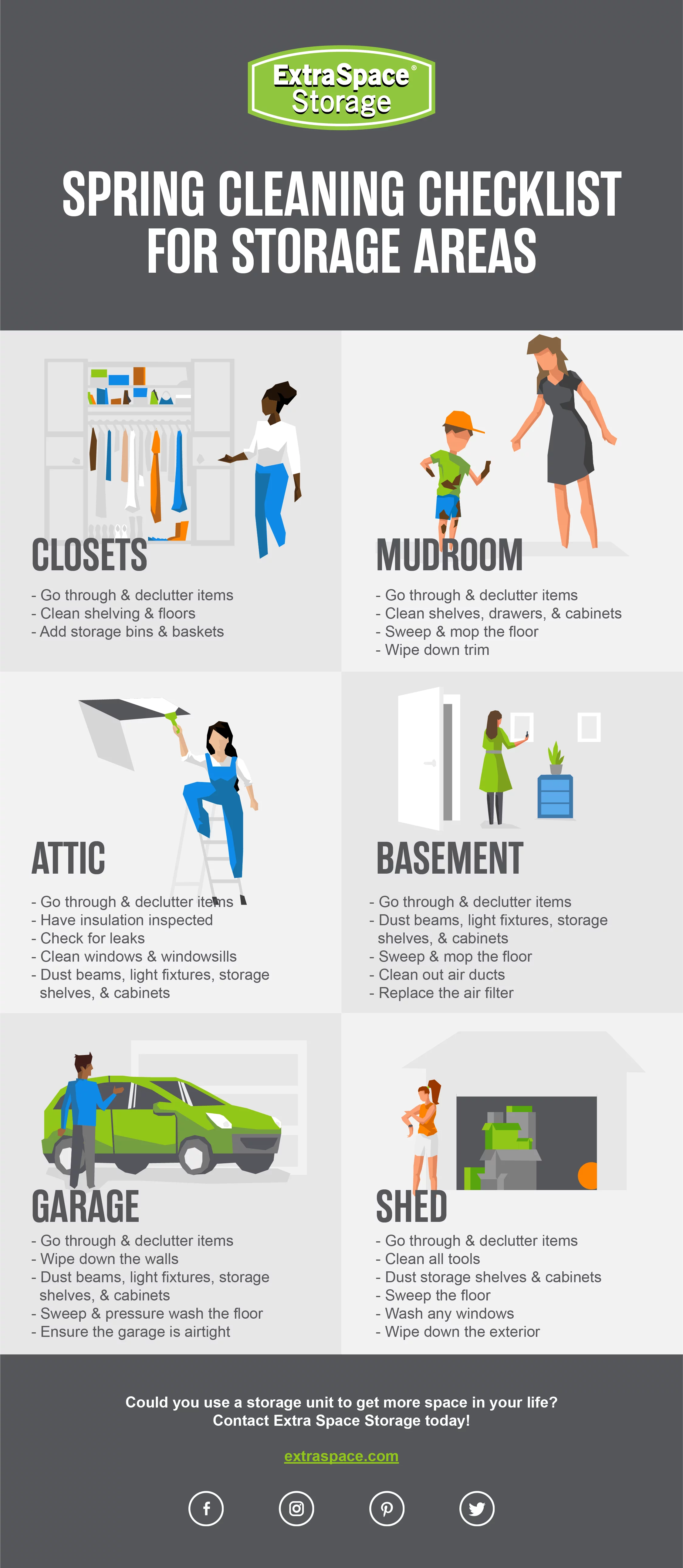 Store Room Collection Checklist Spring Cleaning Checklist Room By Room Spring Cleaning Checklist (Free