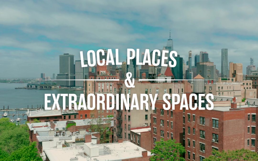 Title frame from Extra Space Storage's Local Places & Extraordinary Spaces Brooklyn episode