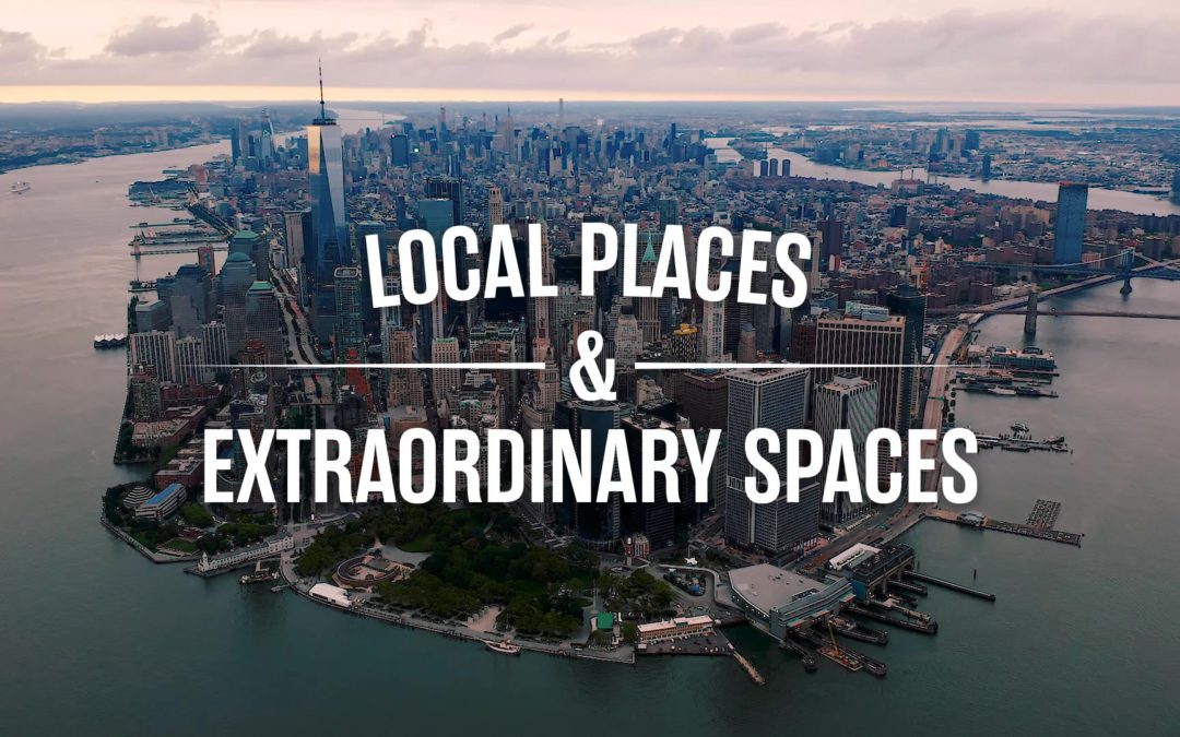 Title frame from Extra Space Storage's Local Places & Extraordinary Spaces Manhattan episode