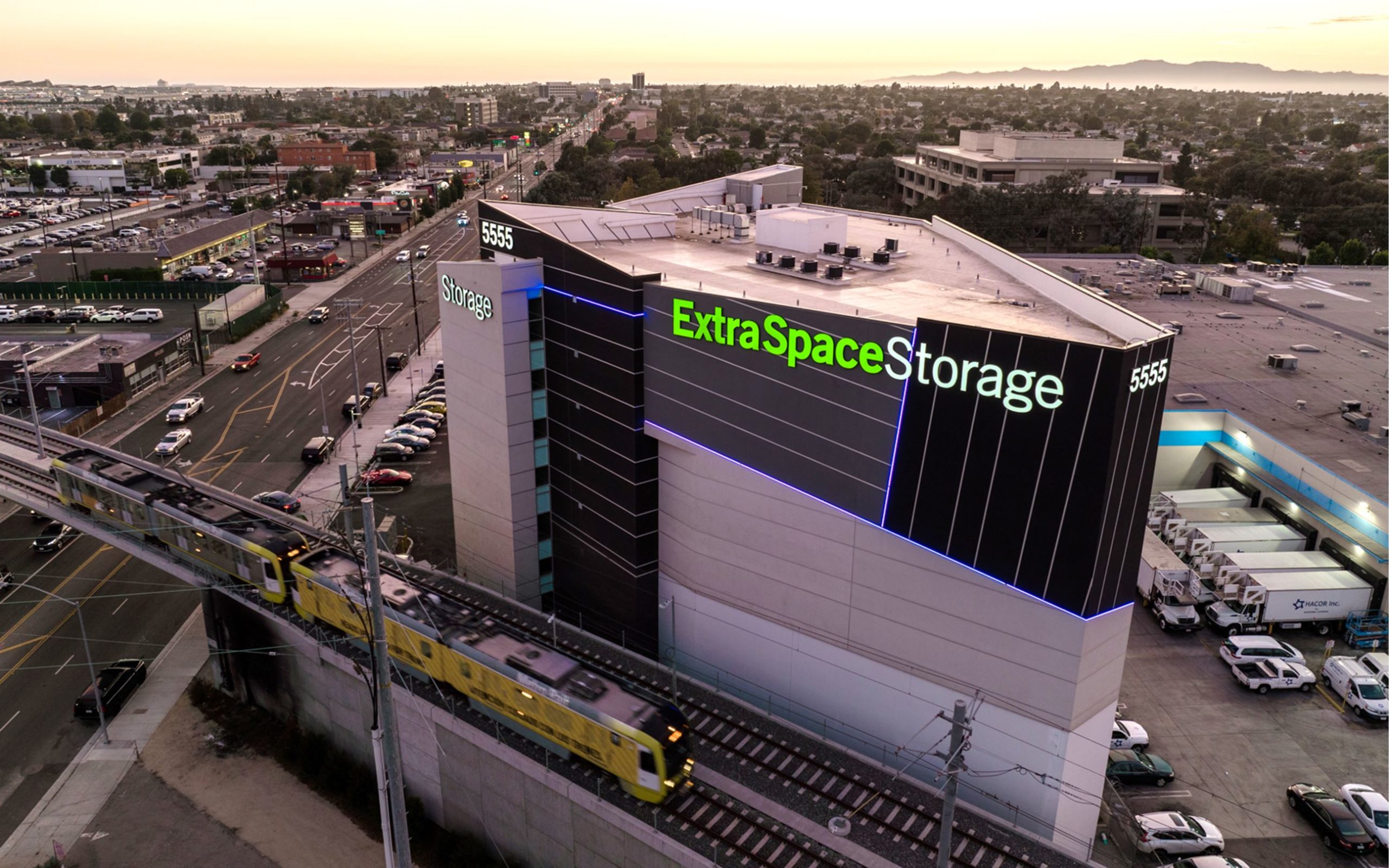 Extra Space Storage facility at 5555 W Manchester Ave in Los Angeles, CA