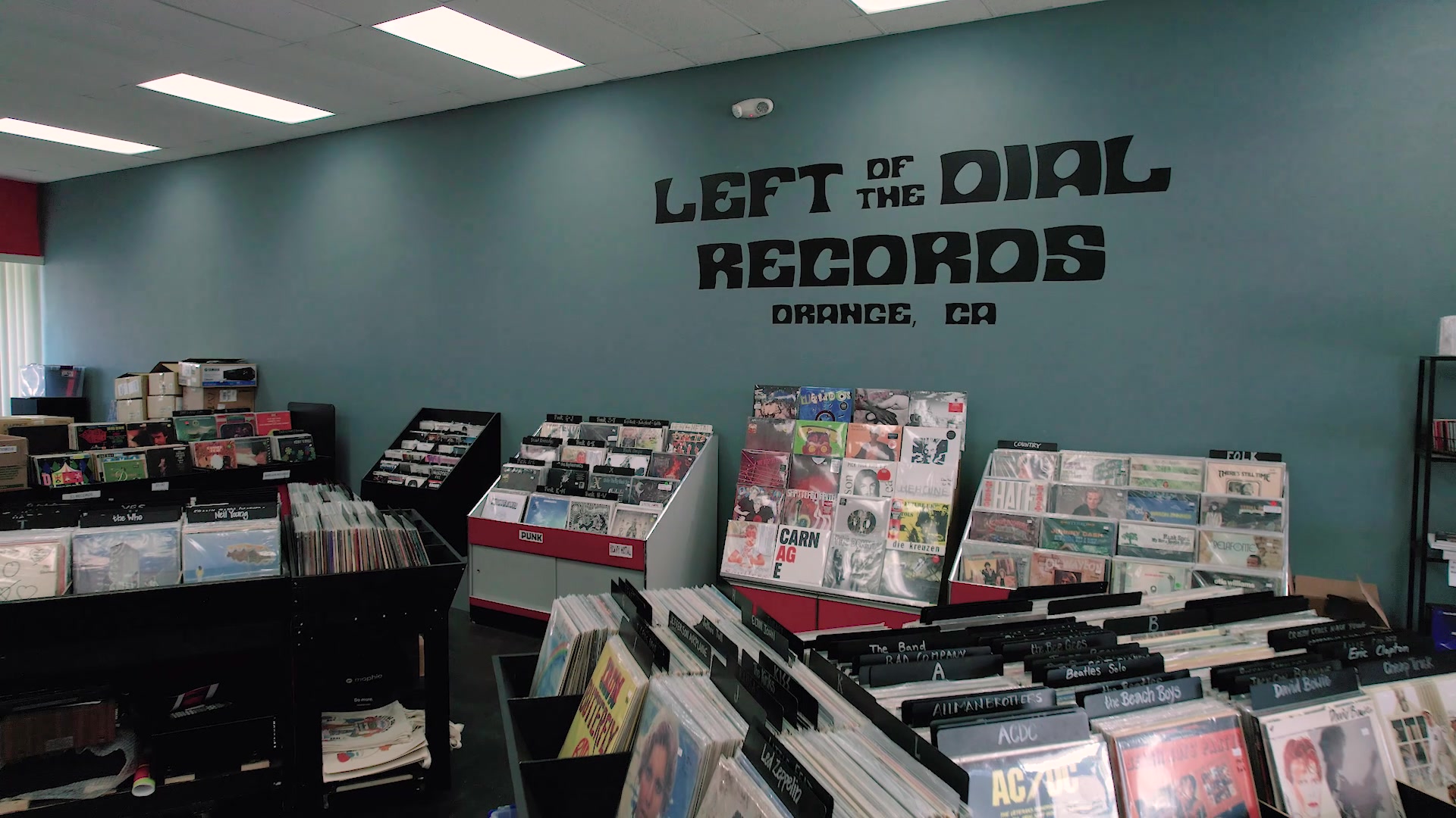Interior of Left of the Dial Records from Extra Space Storage's Local Places & Extraordinary Spaces video series