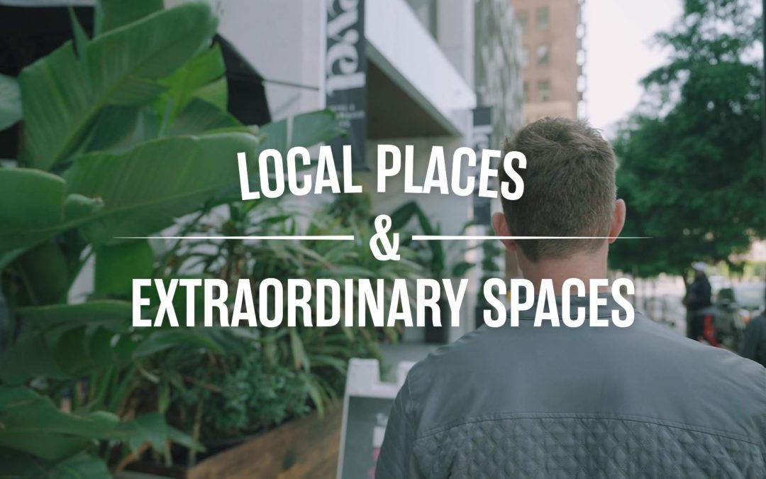 Title frame from Extra Space Storage's Local Places & Extraordinary Spaces LA County episode