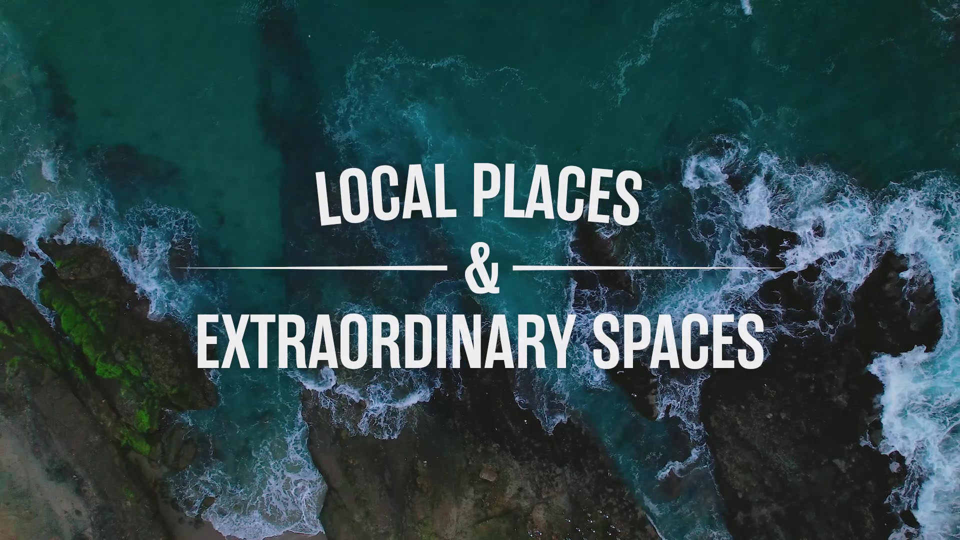 Title frame from Extra Space Storage's Local Places & Extraordinary Spaces Orange County episode