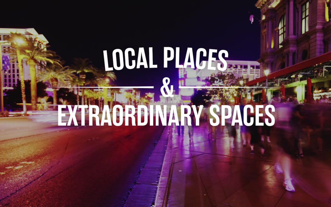 Title frame from Extra Space Storage's Local Places & Extraordinary Spaces Las Vegas Food episode