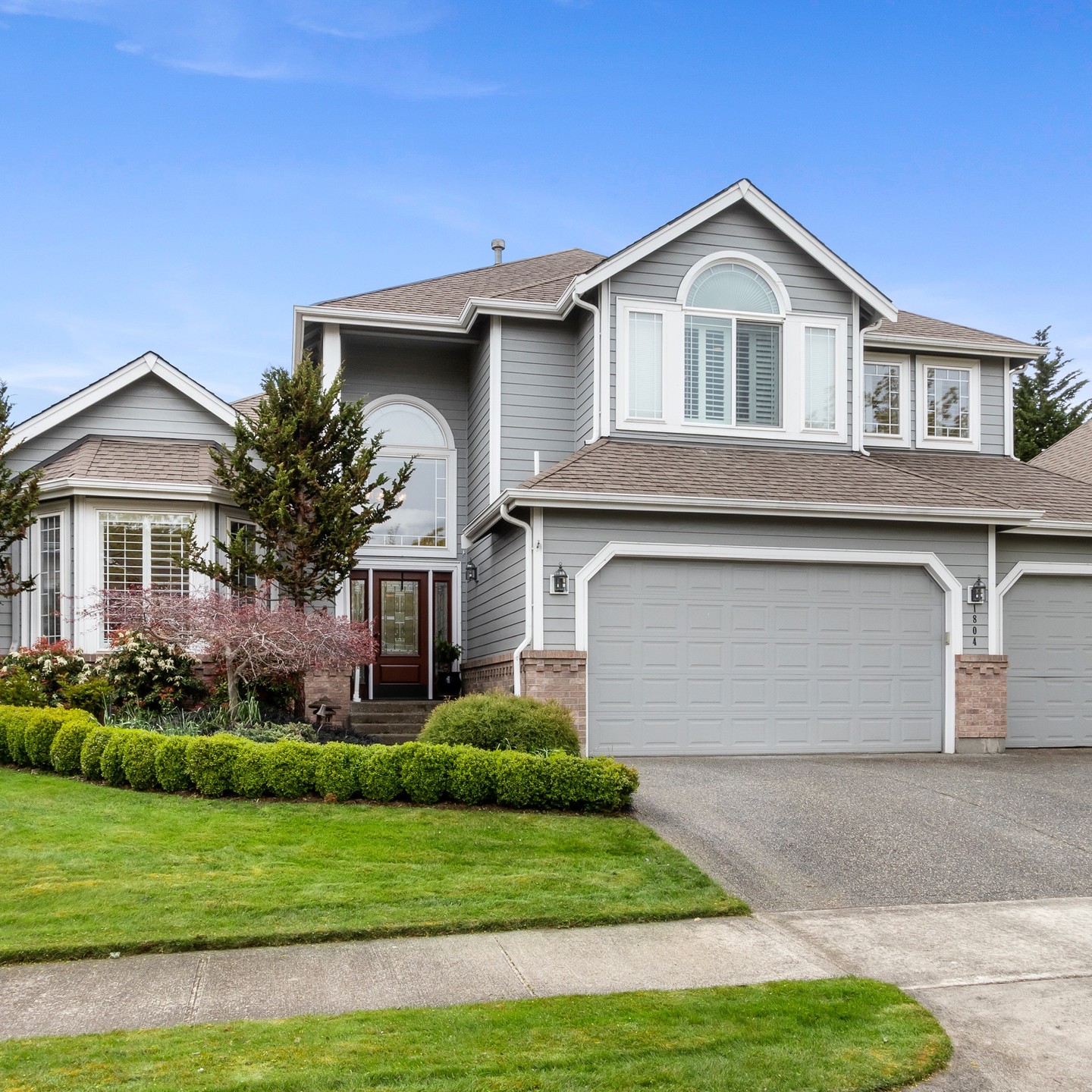 A large custom built home is pictured in Northeast Tacoma. Photo by Instagram user @homes253.