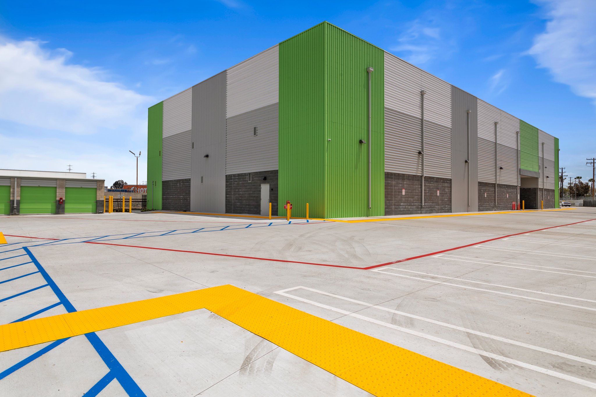 Building exterior at 1705 S State College Blvd storage facility in Anaheim, CA