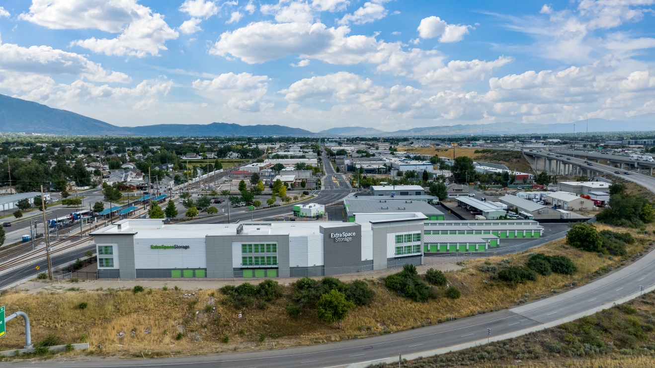 Highway view of expanded Murray, UT storage facility 