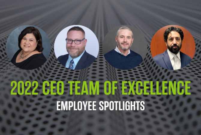 CEO Team of Excellence Spotlight: Mary Hernandez, Matt Davis, Matt Luba, & Matthew Borja