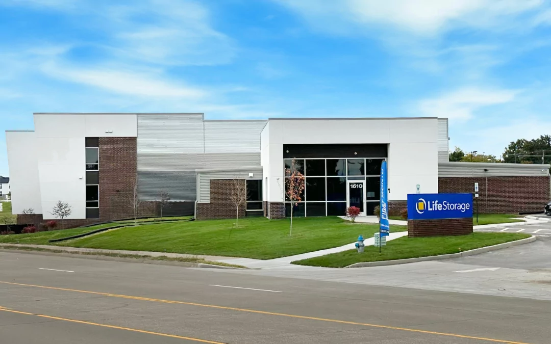 Exterior image of new Life Storage facility at 1610 Woodstone Dr in St Peters, MO