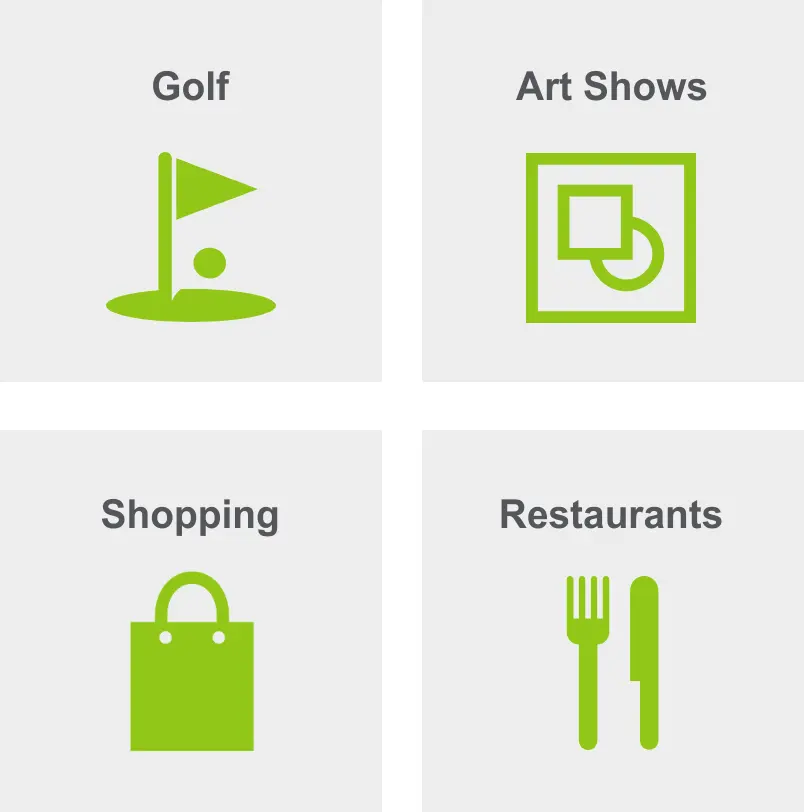 Activities in Creston Cheshire includes golf, arts shows, shopping, and restaurants.