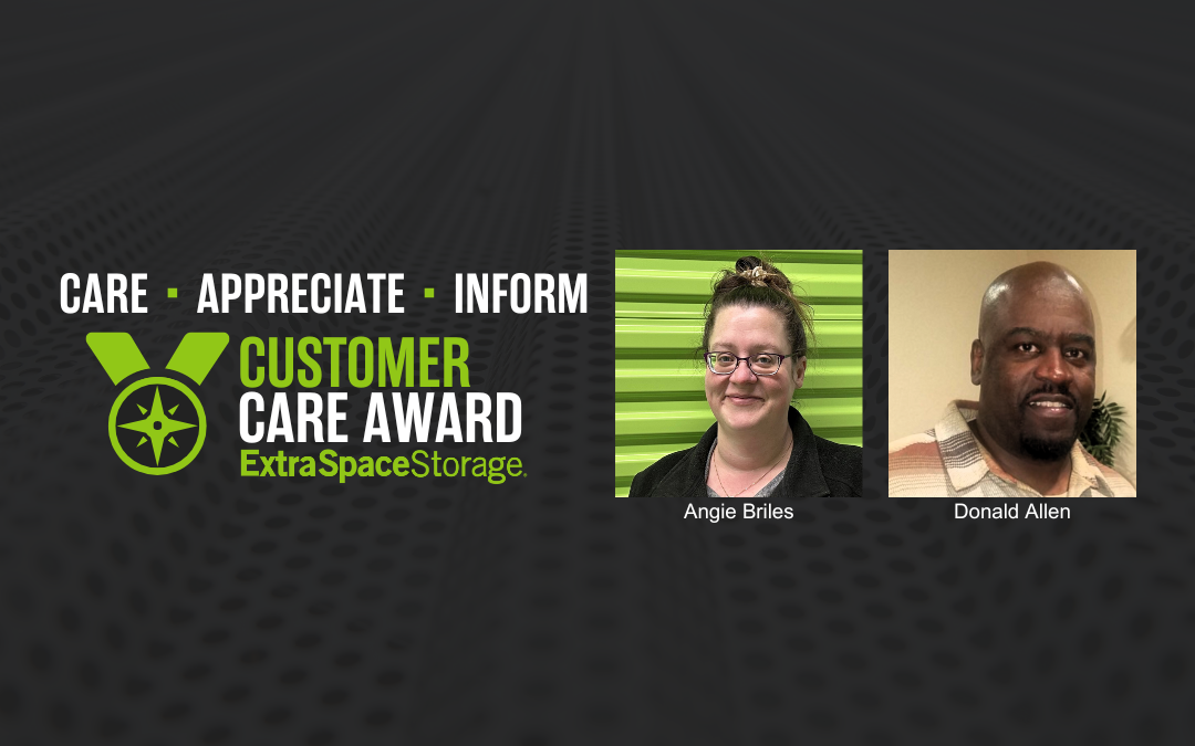 Extra Space Storage Recognizes Angie Briles and Donald Allen with Customer Care Award