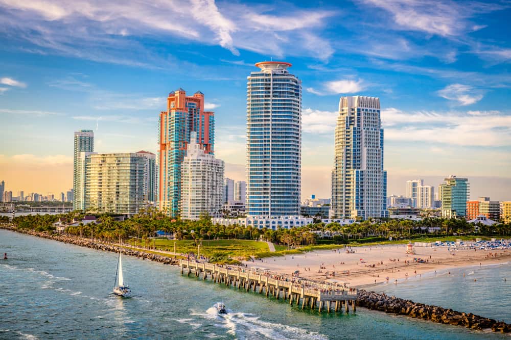 Skyline view of Miami