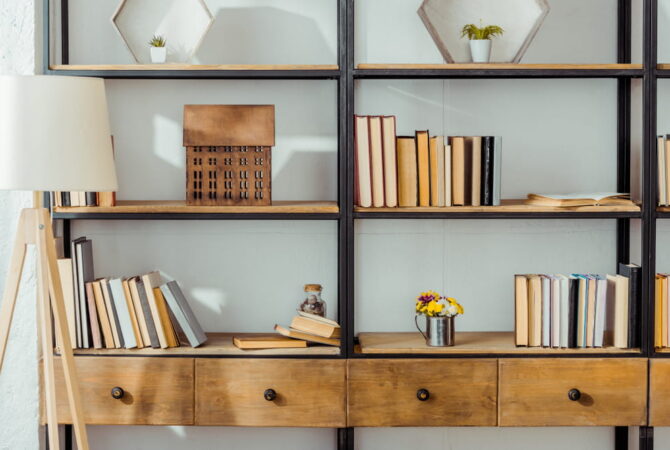 bookshelves