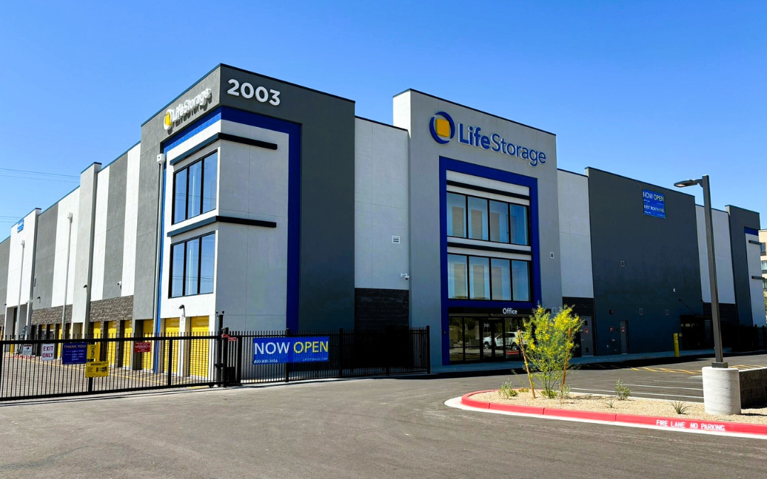 Exterior image of new Life Storage facility located at 2003 W Whispering Wind Dr in Phoenix, AZ.