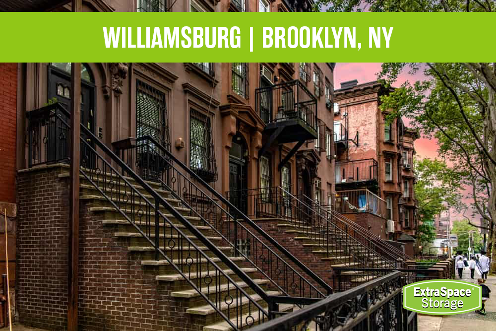 Apartments in the Williamsburg neighborhood in Brooklyn, New York. 